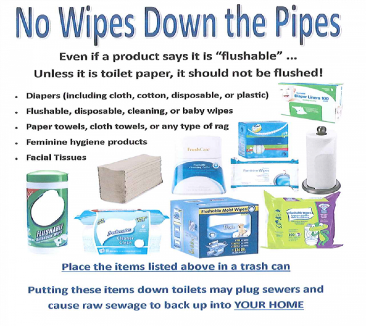 No Wipes in the Pipes